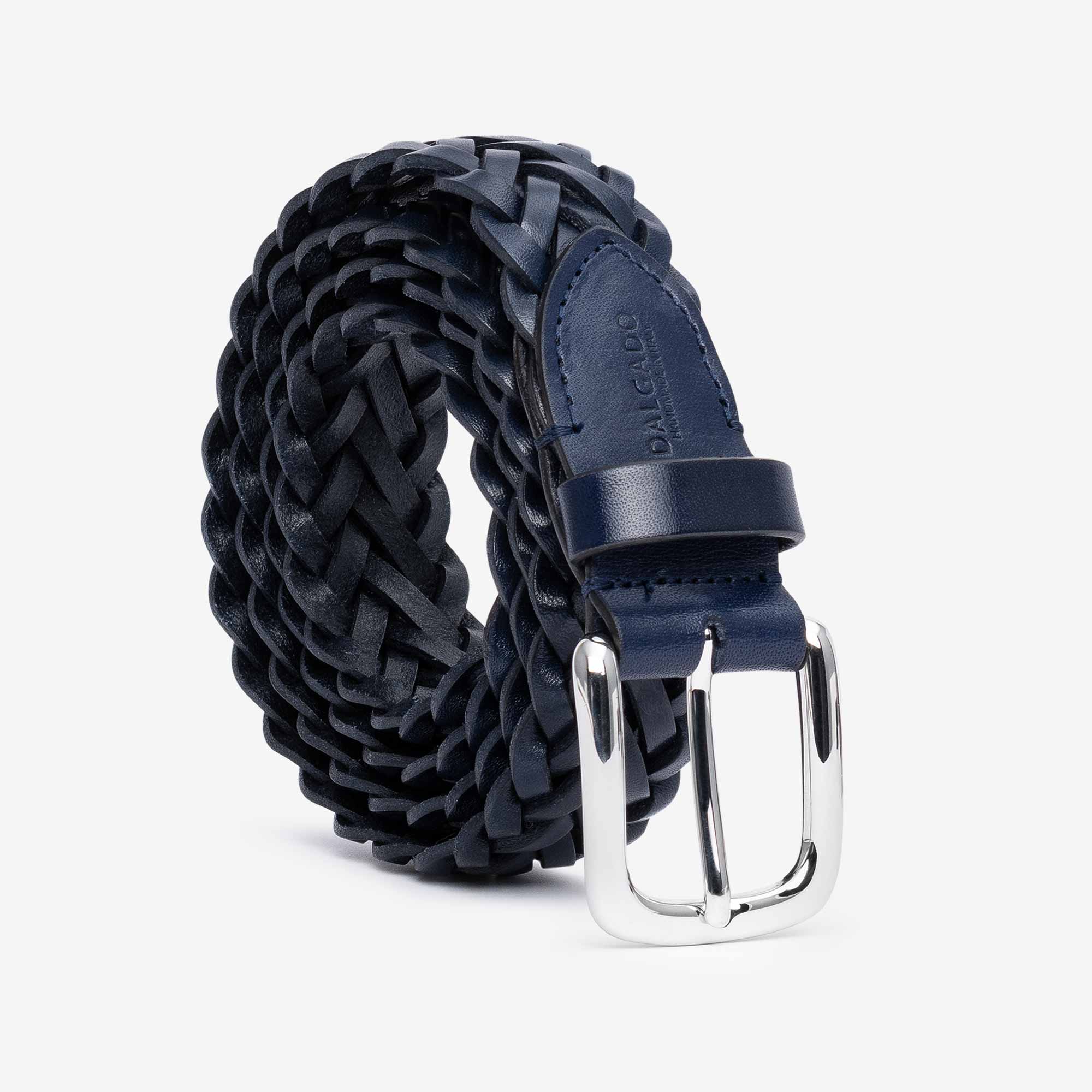 Gianfranco-Braided-Leather-Belt-Blue-Men-5