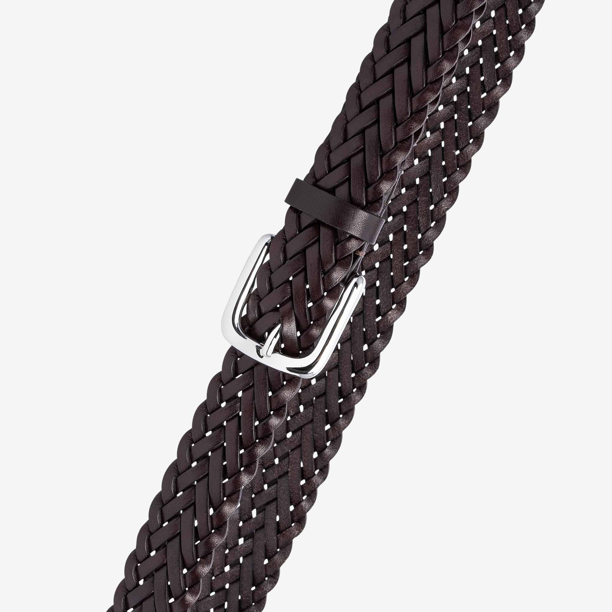 Leonardo-Braided-Leather-Belt-Brown-Men-6