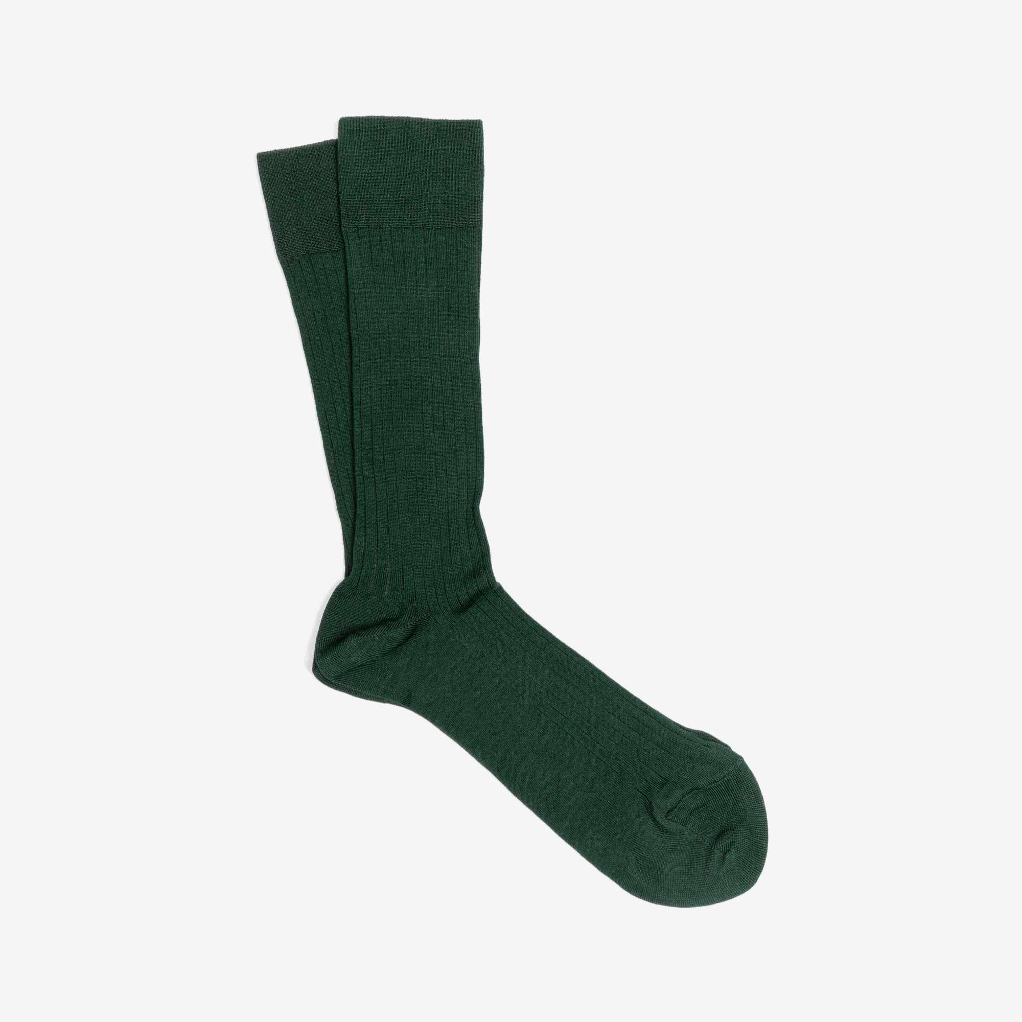 Luis-Cotton-Socks-Green-Men-1