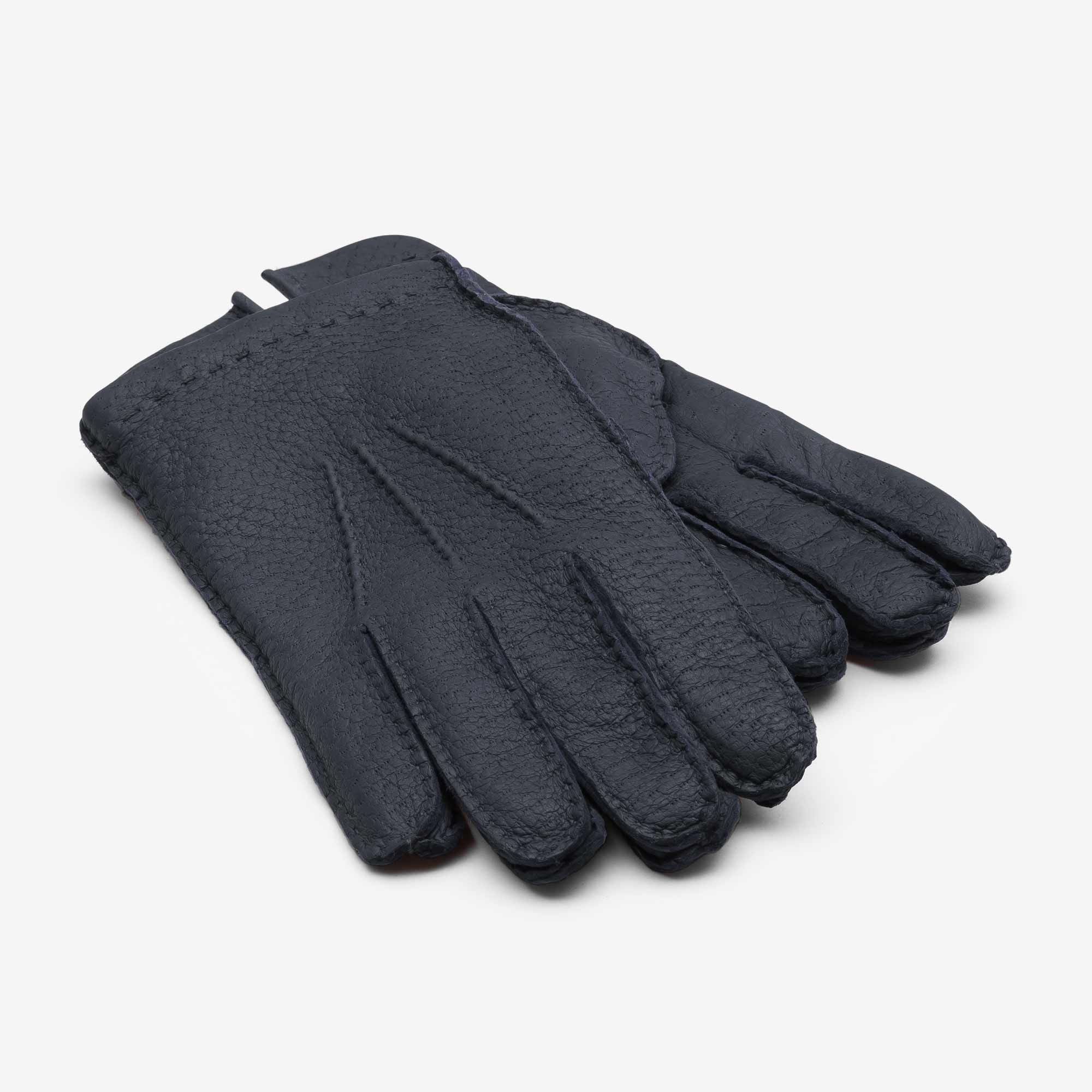 Maurizio-Peccary-Leather-Gloves-Blue-Men-7