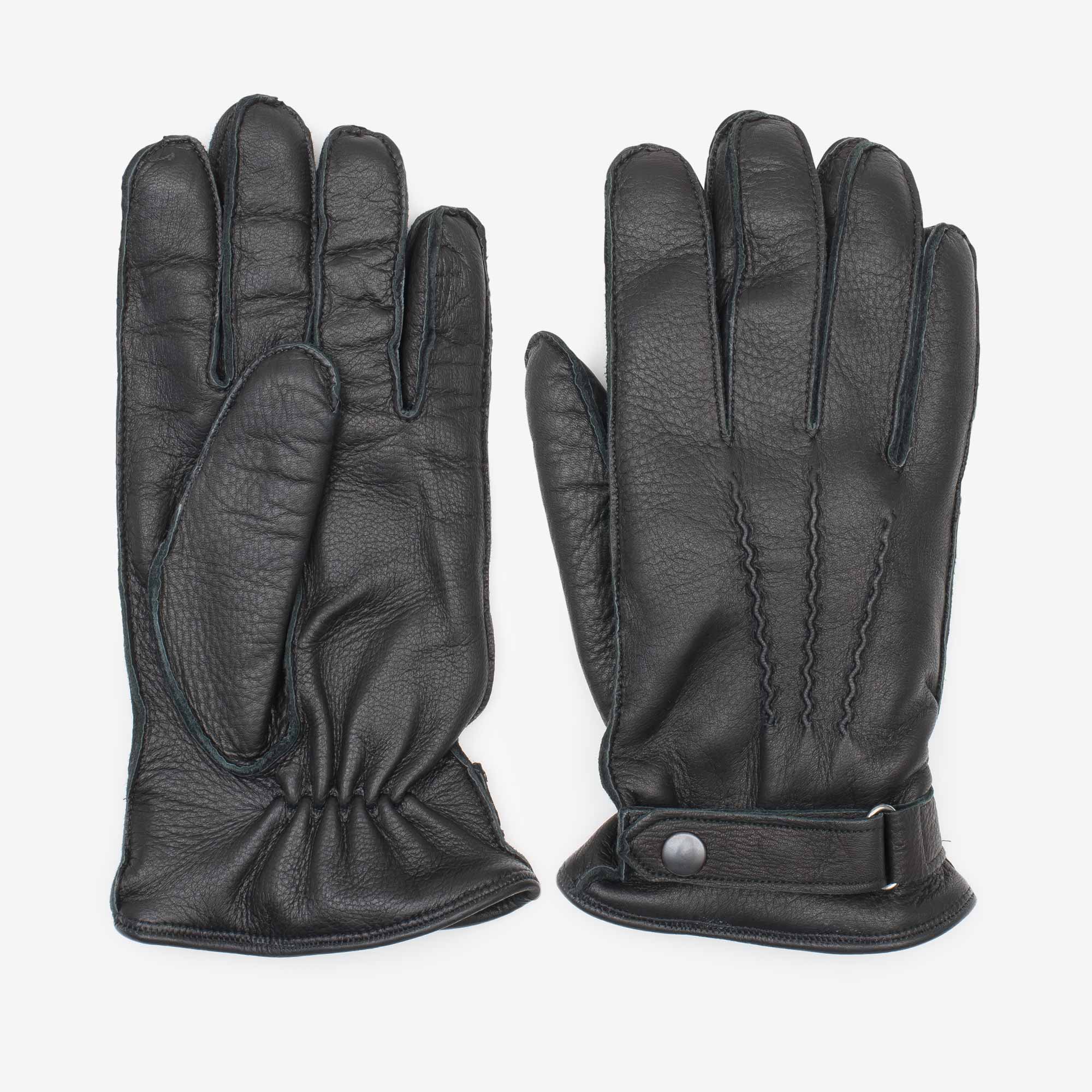 Alessio-Deer-Leather-Gloves-Black-Men-2
