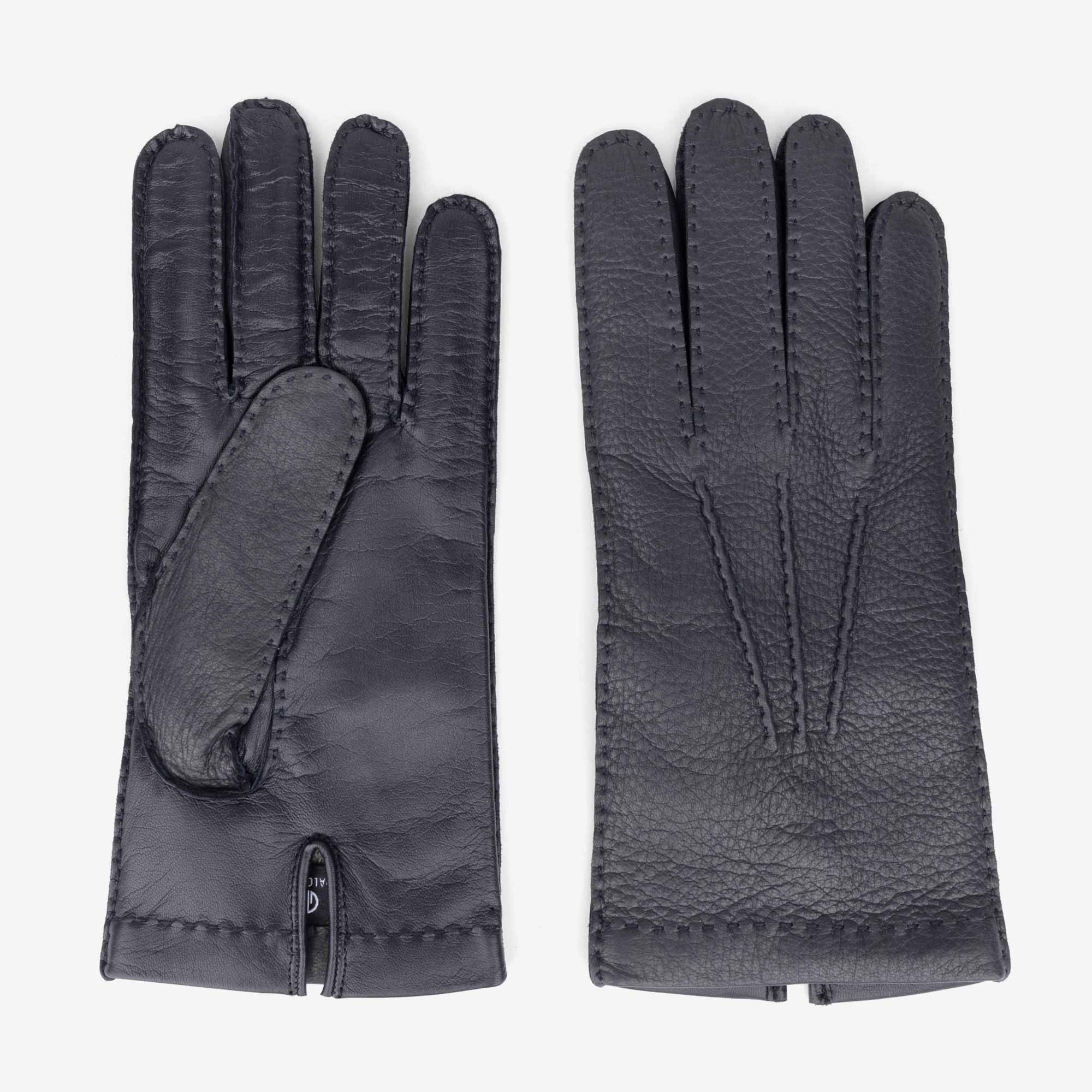 Emanuele-Deer-Leather-Gloves-Blue-14