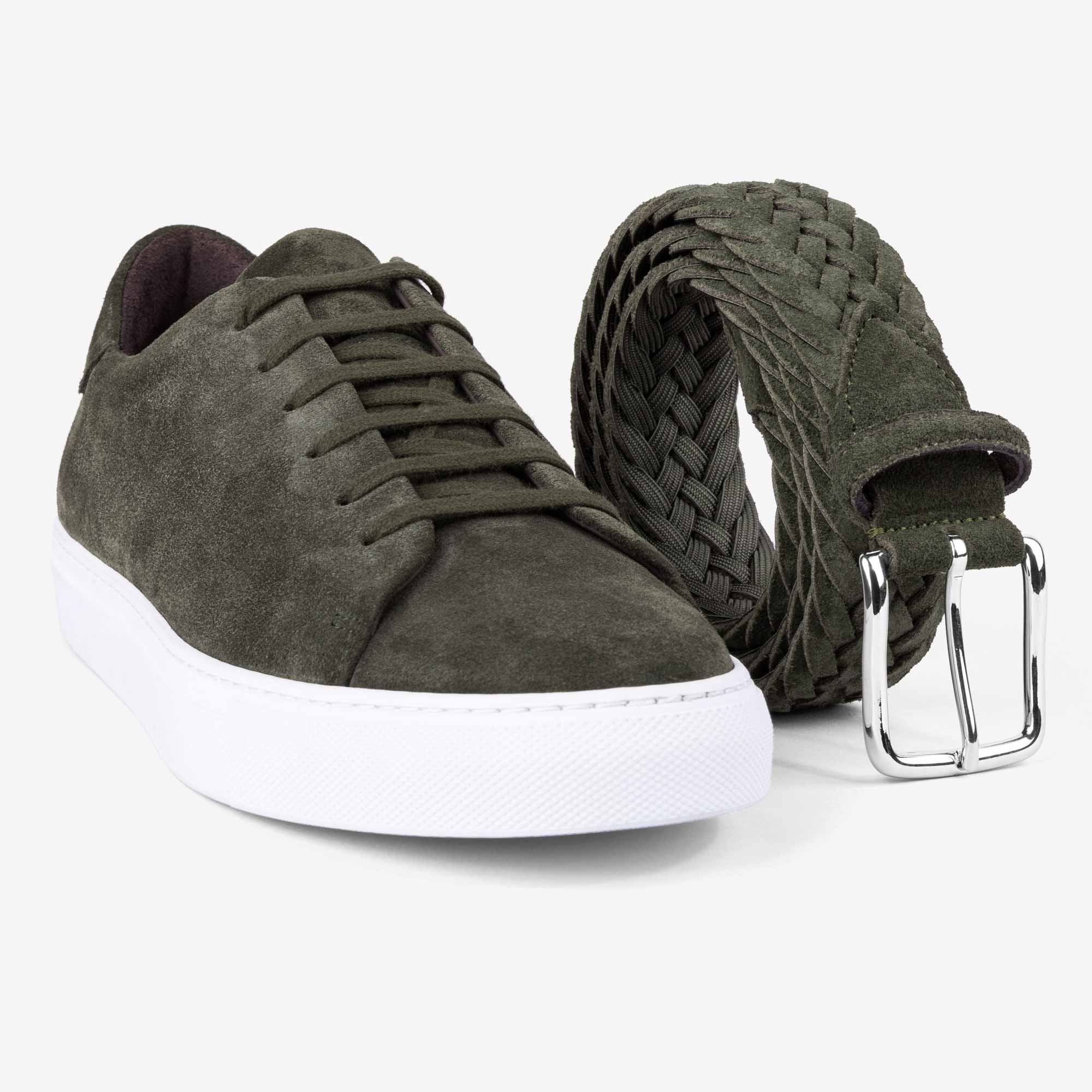 Giuseppe-Braided-Suede-Belt-Green-Men-12