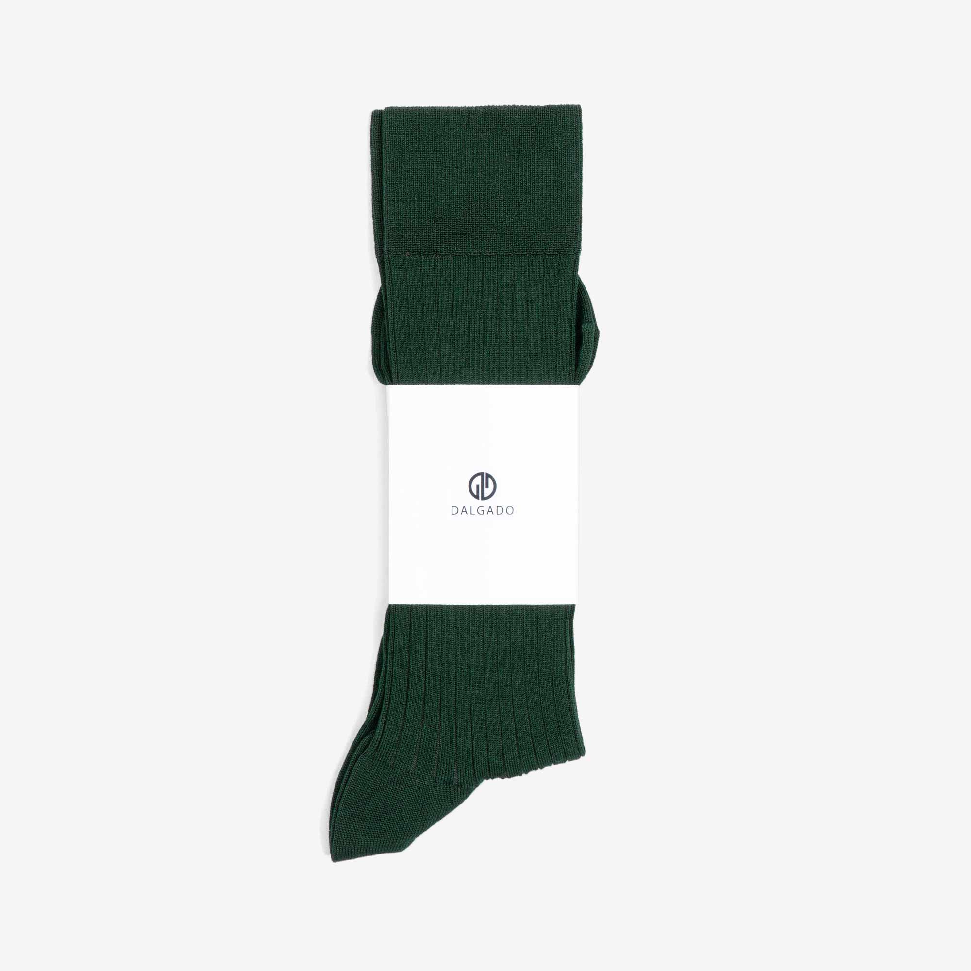 Luis-Cotton-Socks-Green-Men-2