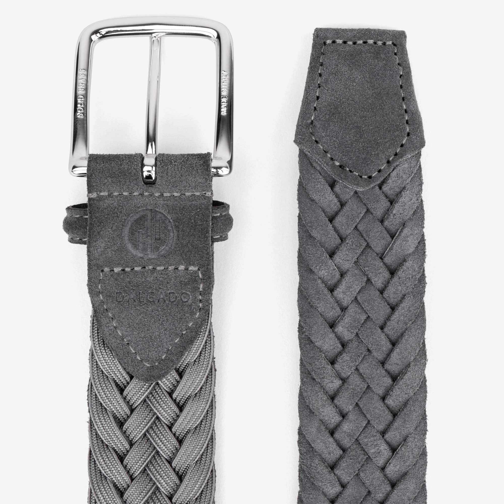 Massimo-Braided-Suede-Belt-Grey-Men-5