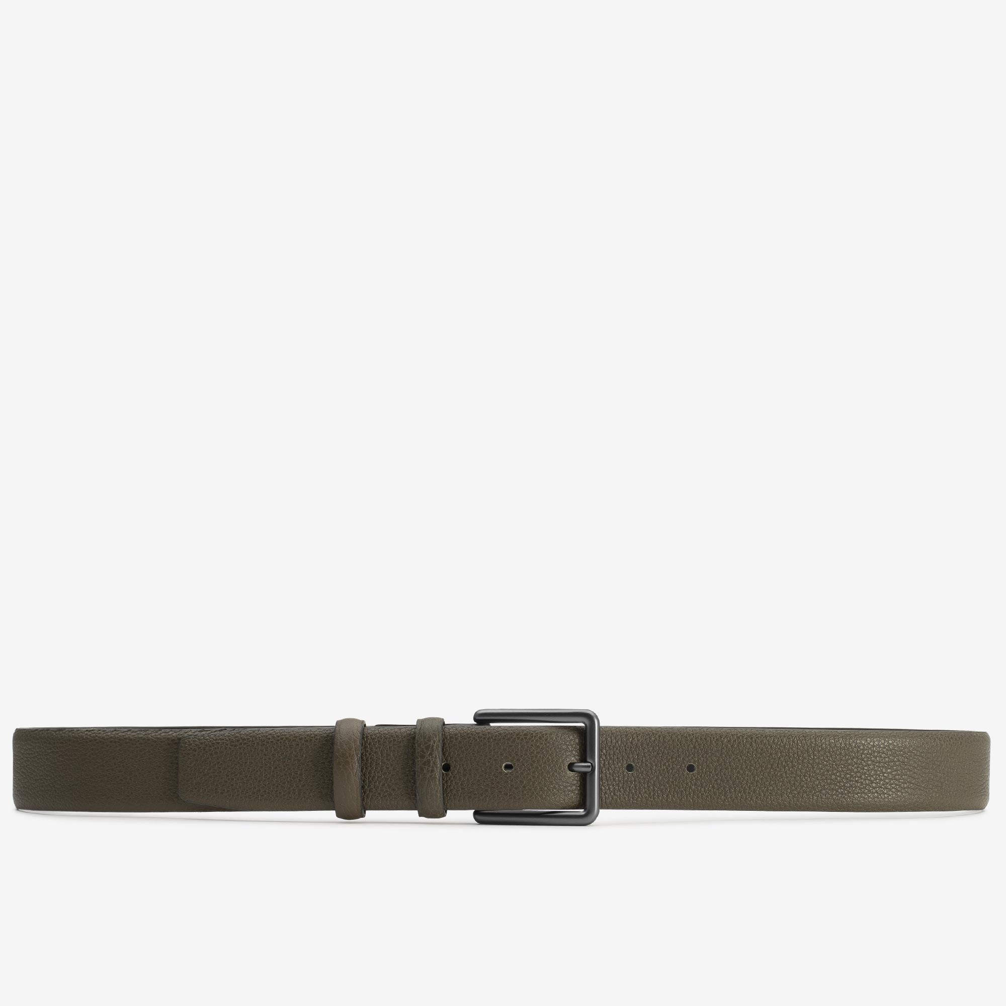 Santiago-Classic-Leather-Belt-Green-Men-6