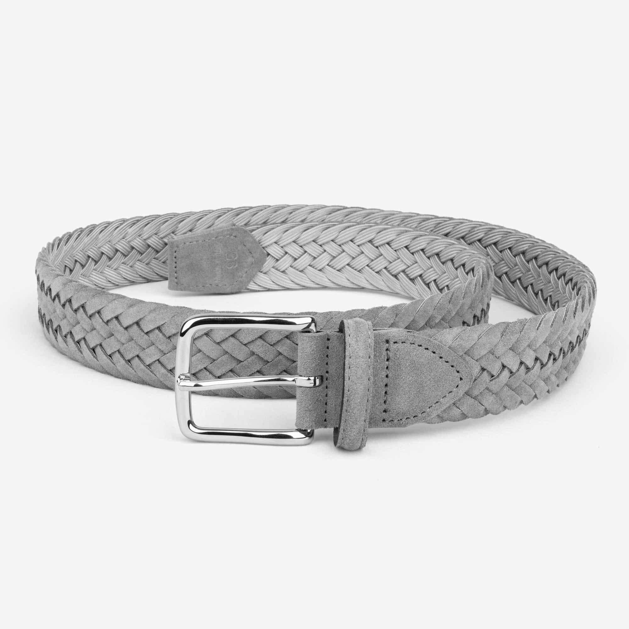 Umberto-Braided-Leather-Belt-Grey-Men-3