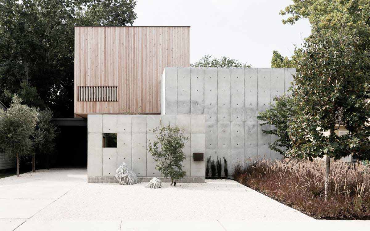 Minimalist Concrete Box House