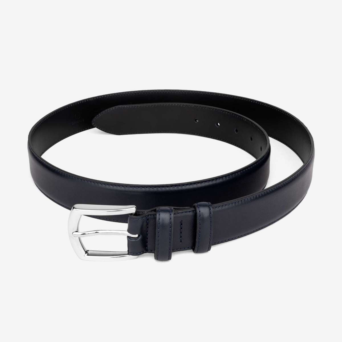 Classic Men's Leather Belt Midnight Blue - Sandro | Dalgado