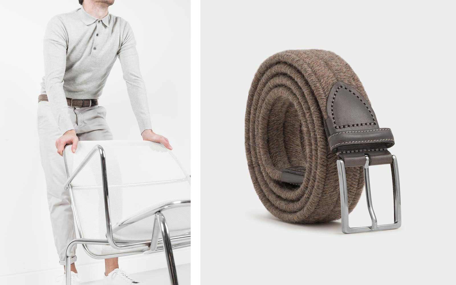 Braided leather belt – Alessandro Belts