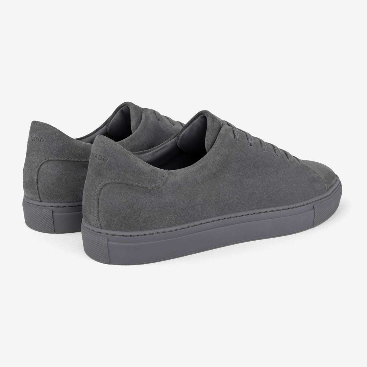 Men's Low-Top Suede Sneakers Ash Grey - Massimo | Dalgado