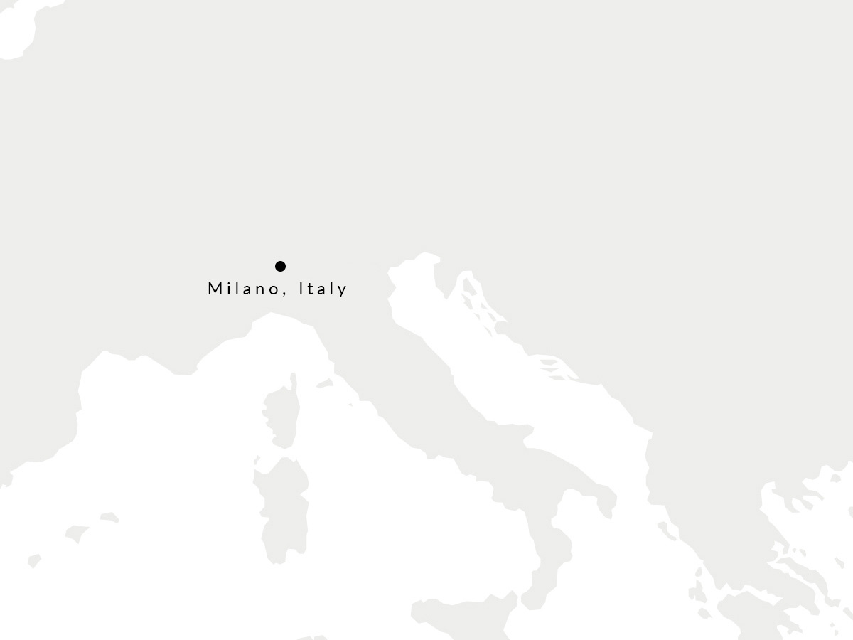 Map showing the location of our Italian belt manufactory