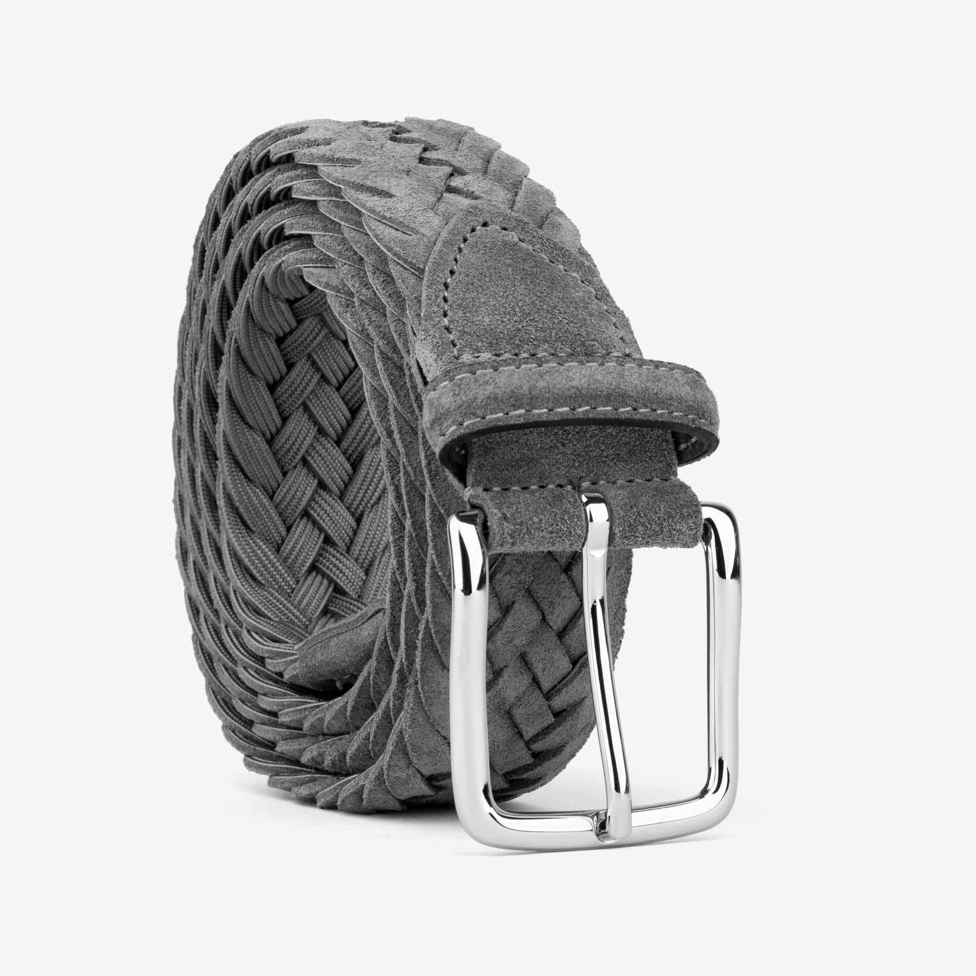 grey woven belt