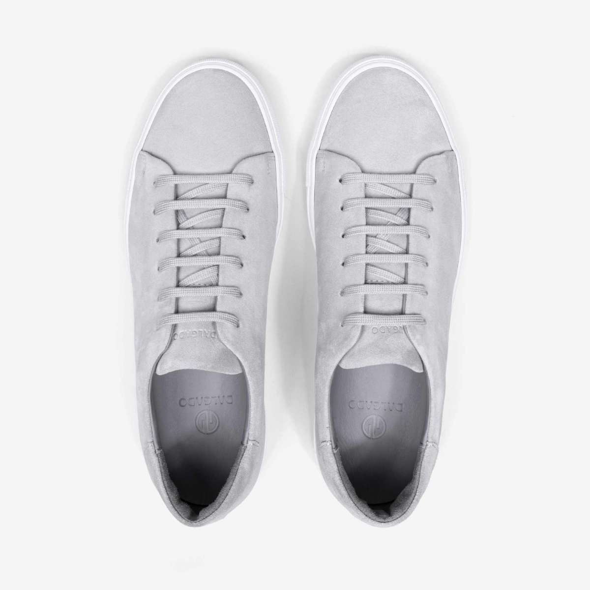 Men's Low-Top Suede Sneakers Grey - Norberto | Dalgado