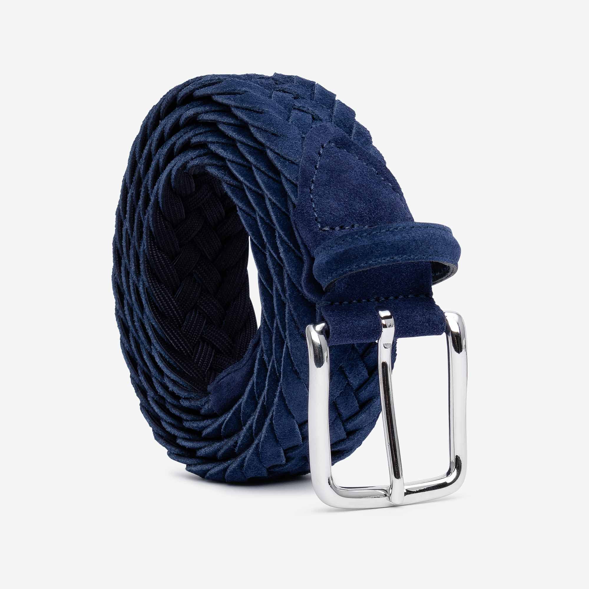 blue suede belt mens