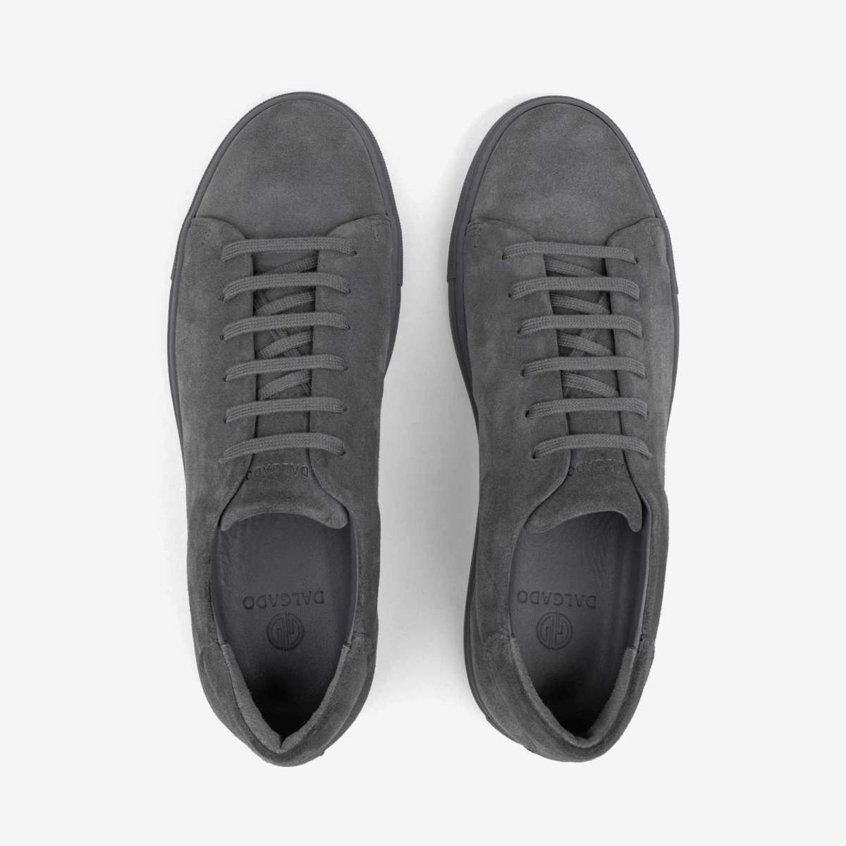 Men's Low-Top Suede Sneakers Ash Grey - Massimo | Dalgado