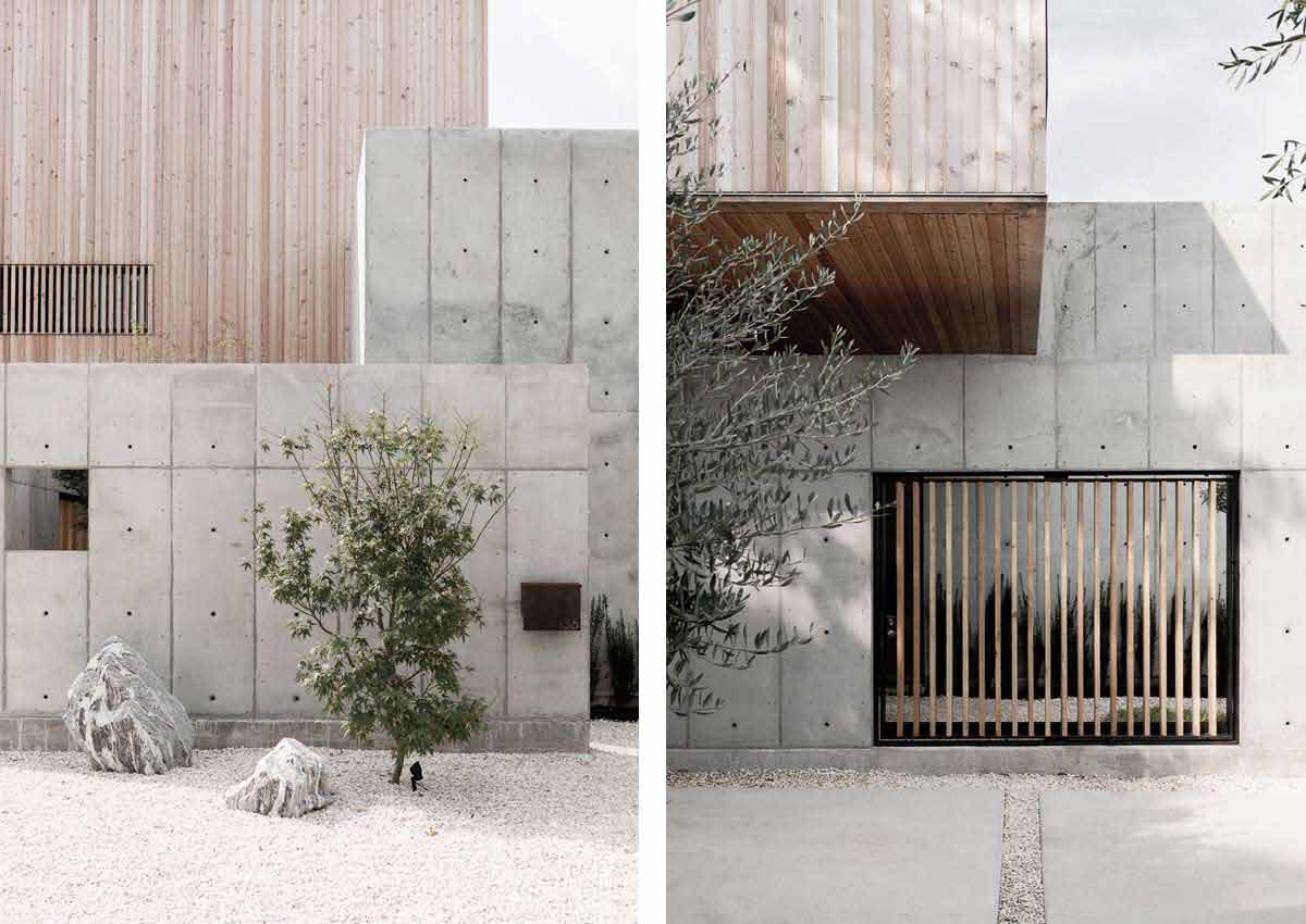 Minimalist Concrete Box House