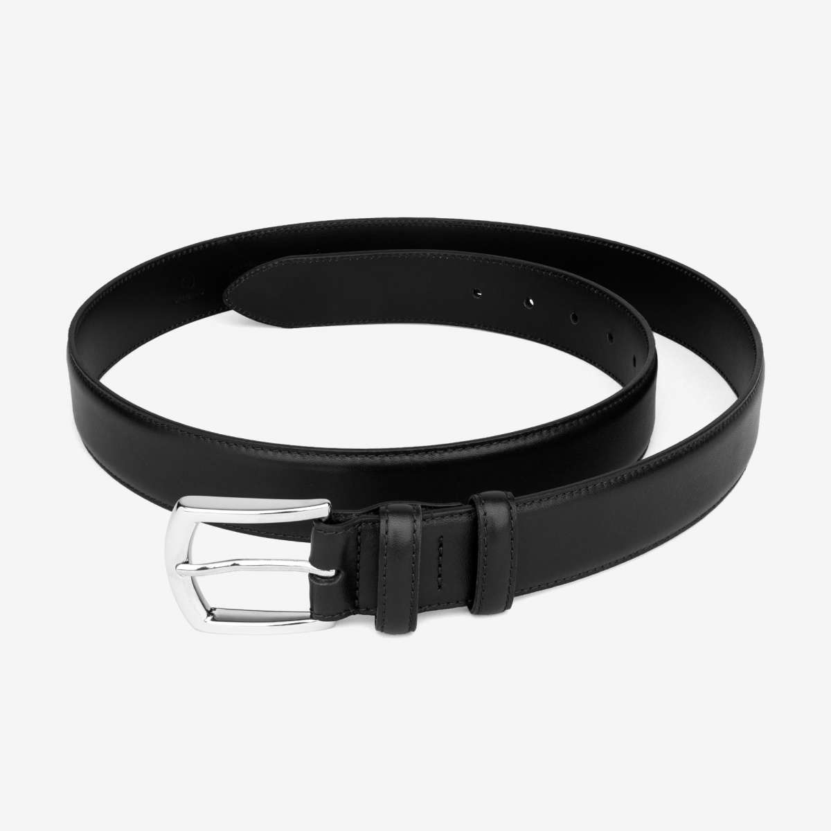 ベルト CLASSIC LEATHER BELT (SOFT BLACK) Classic Men's Leather Belt Black - Roberto | Dalgado