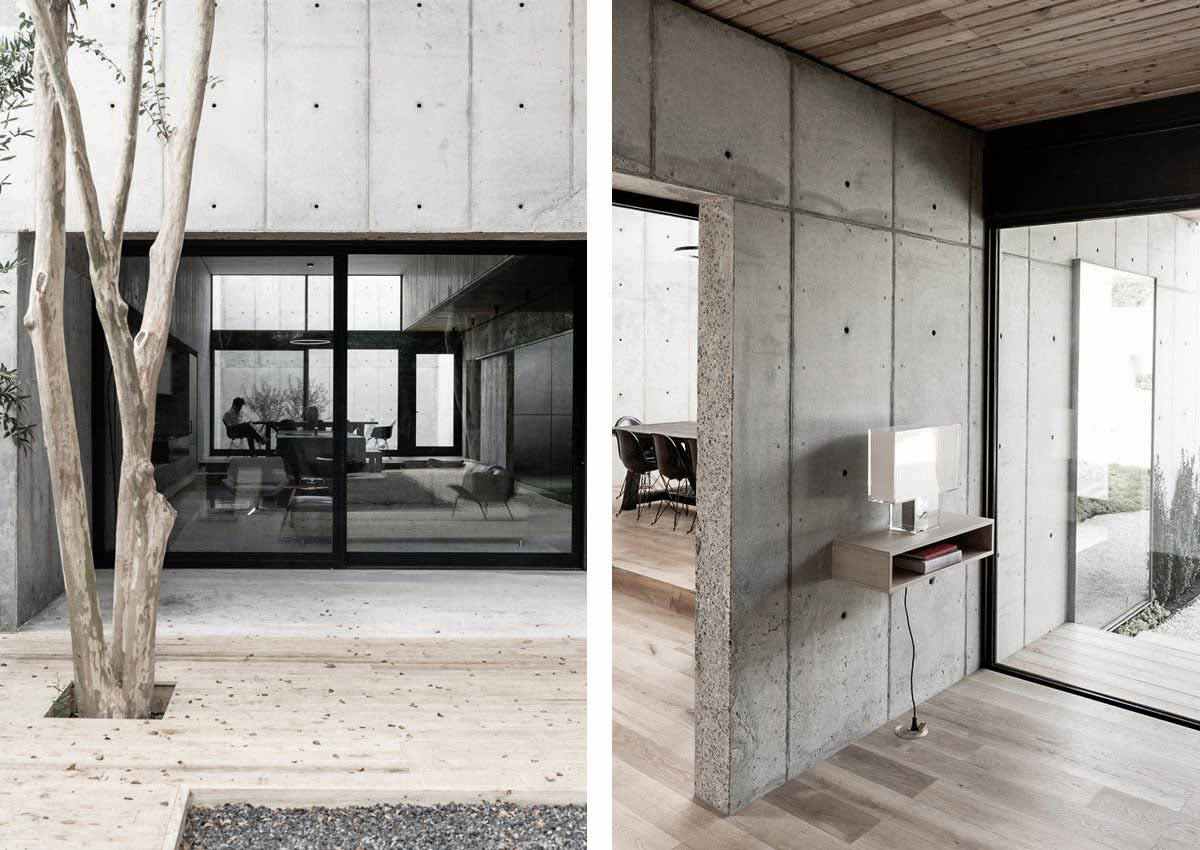 Minimalist Concrete Box House