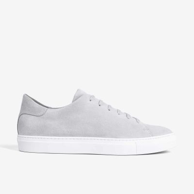 Men's Low-Top Suede Sneakers Grey - Norberto | Dalgado