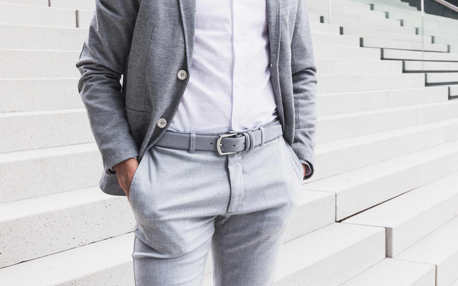 Complete Style Guide to Grey Men's Belts