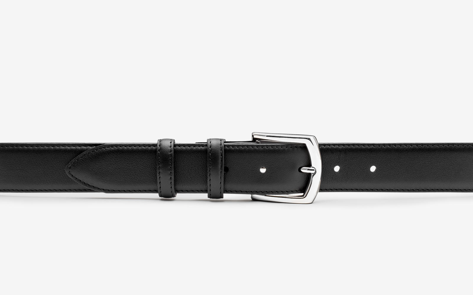 Roberto Classic leather belt black
