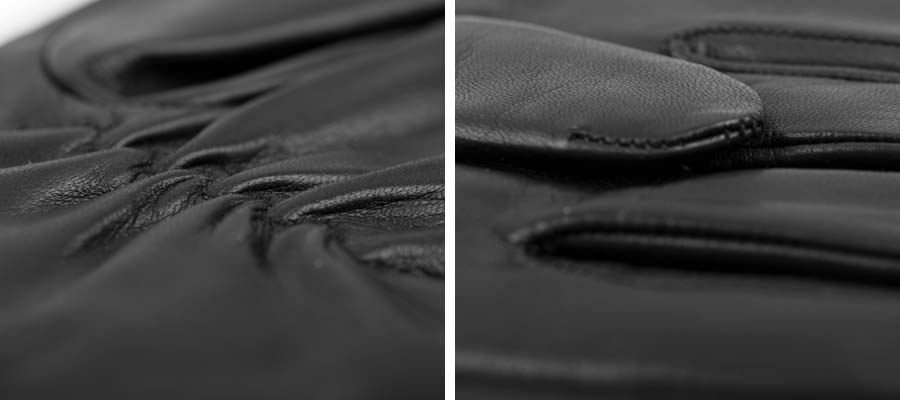 Nappa leather details