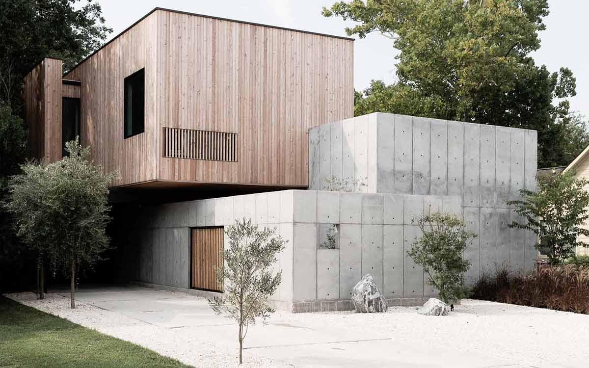 Minimalist Concrete Box House