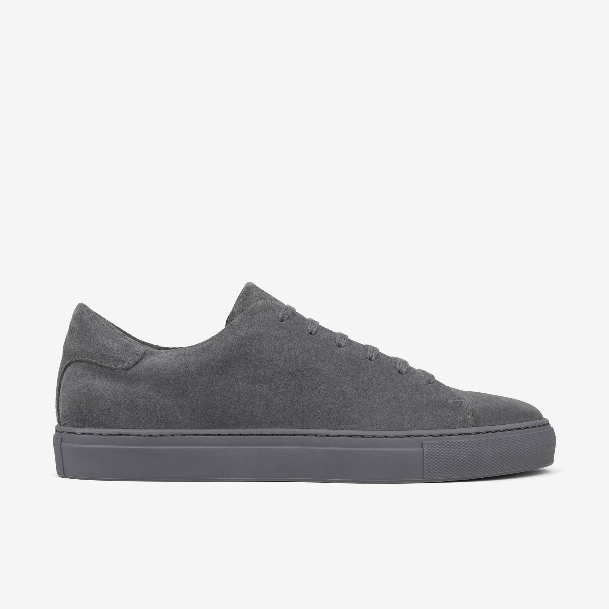 Men's Low-Top Suede Sneakers Ash Grey - Massimo | Dalgado