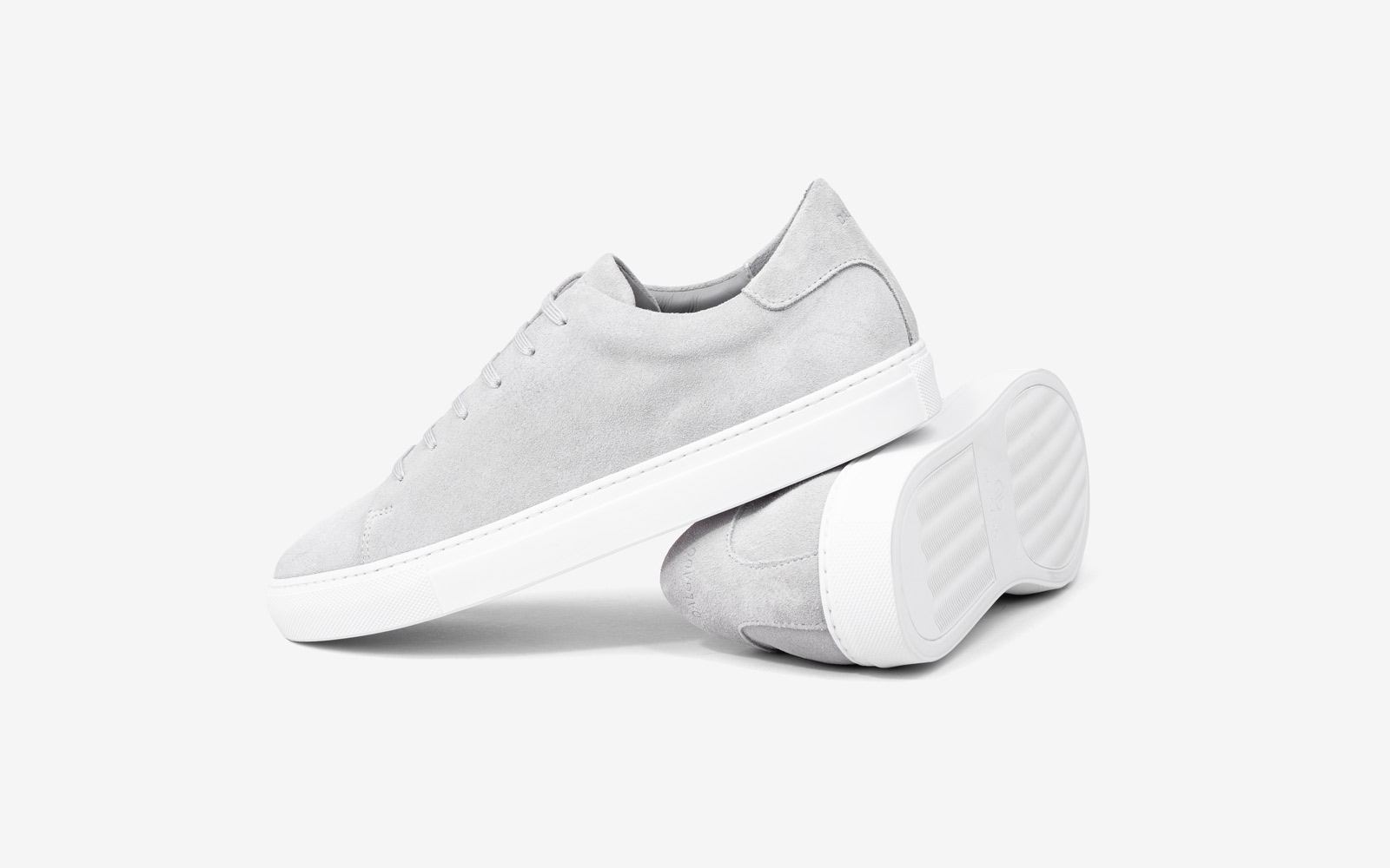 Norberto Light Grey Suede Sneaker