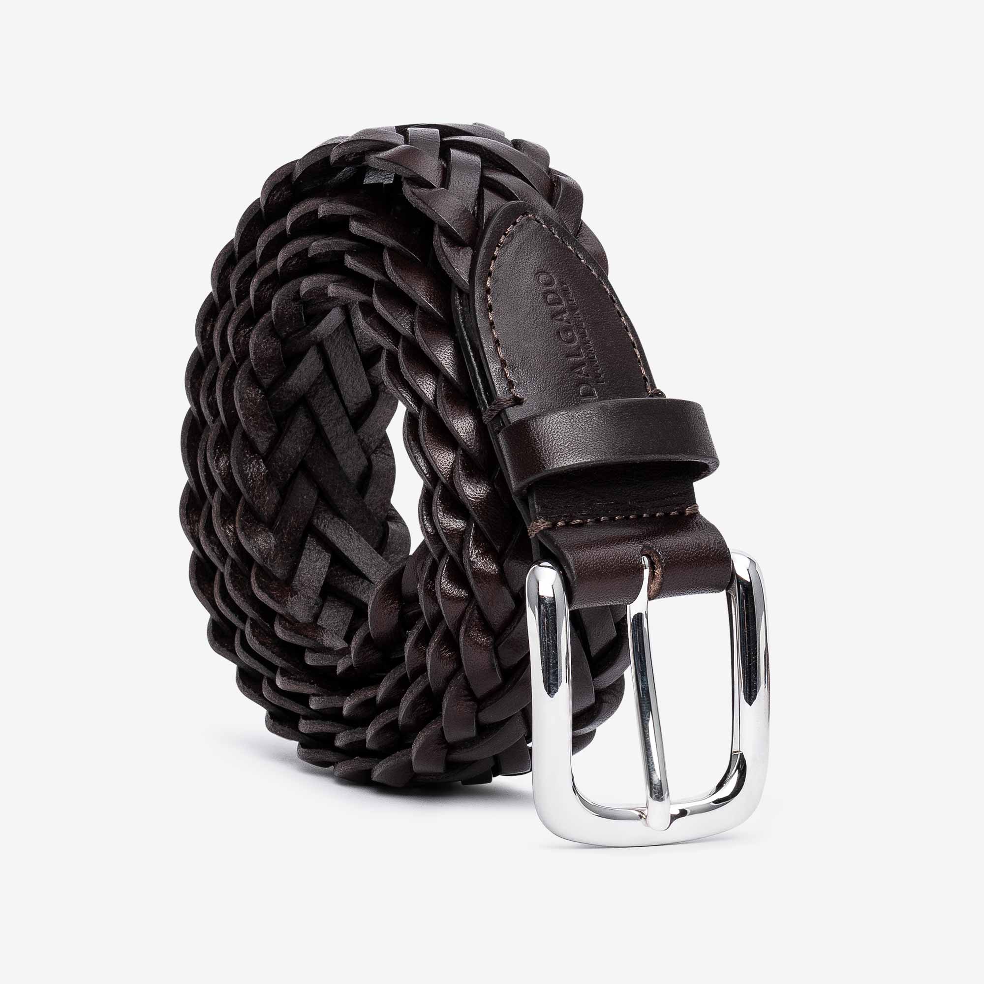 Men's Braided Belt handmade genuine leather belt. men's leather
